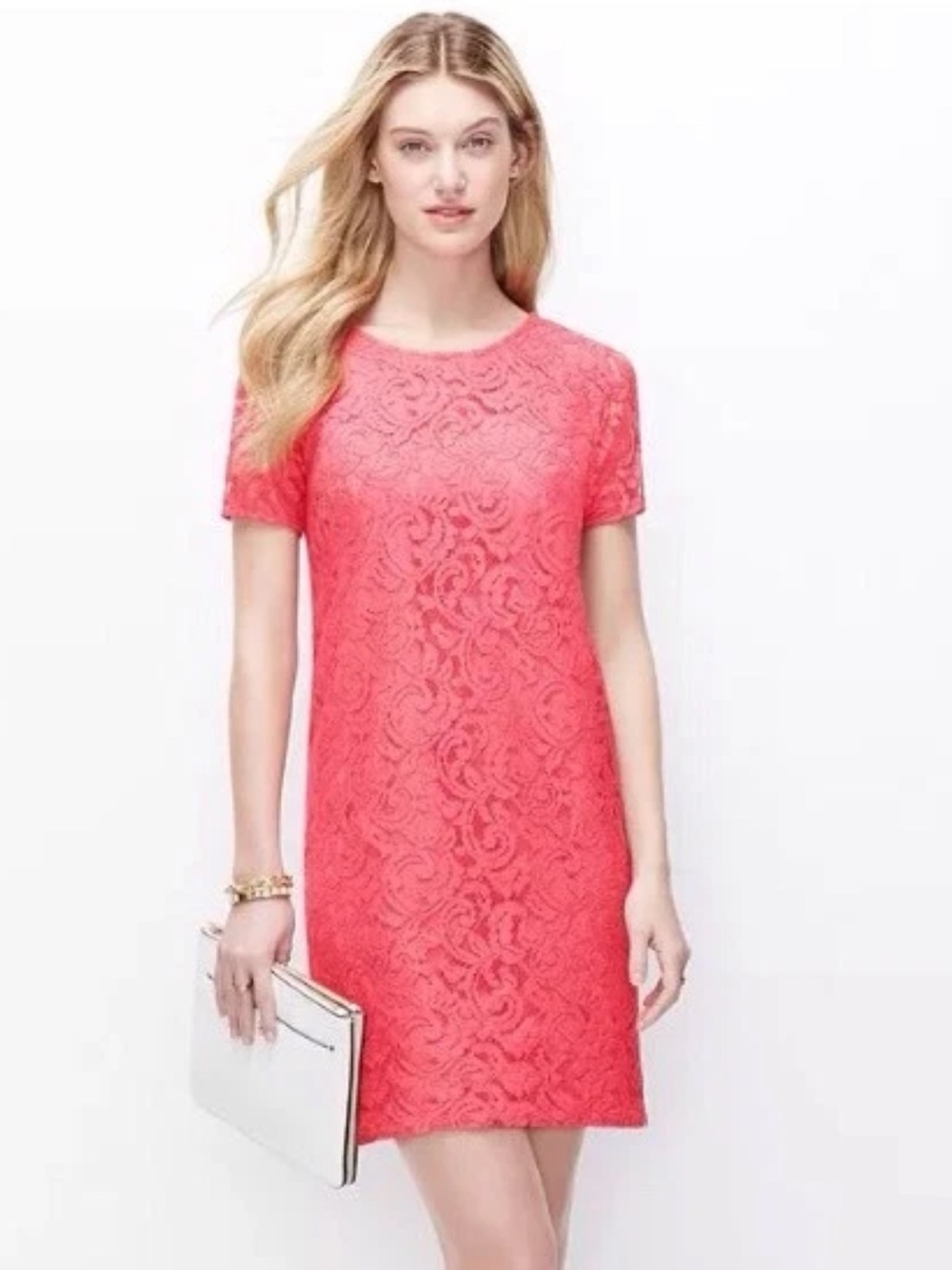 Ann Taylor size 2 desert rose lace dress. Party, special events, wedding guest.